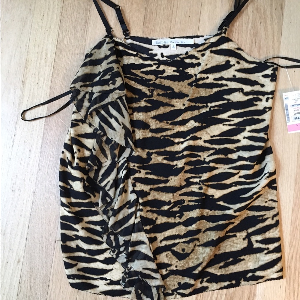 Rachel Roy animal print tank top