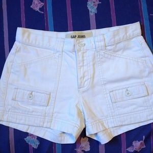 Vintage GAP White Denim Shorts
