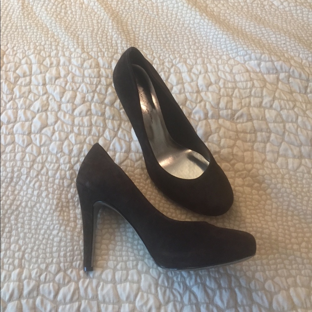 Dark Brown Jessica Simpson Pumps 9.5
