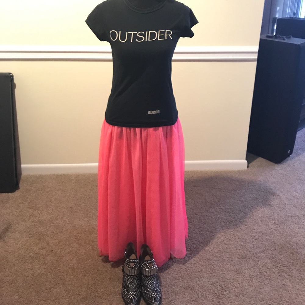 Cat & Jack neon pink tulle skirt