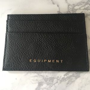 Equipment card holder