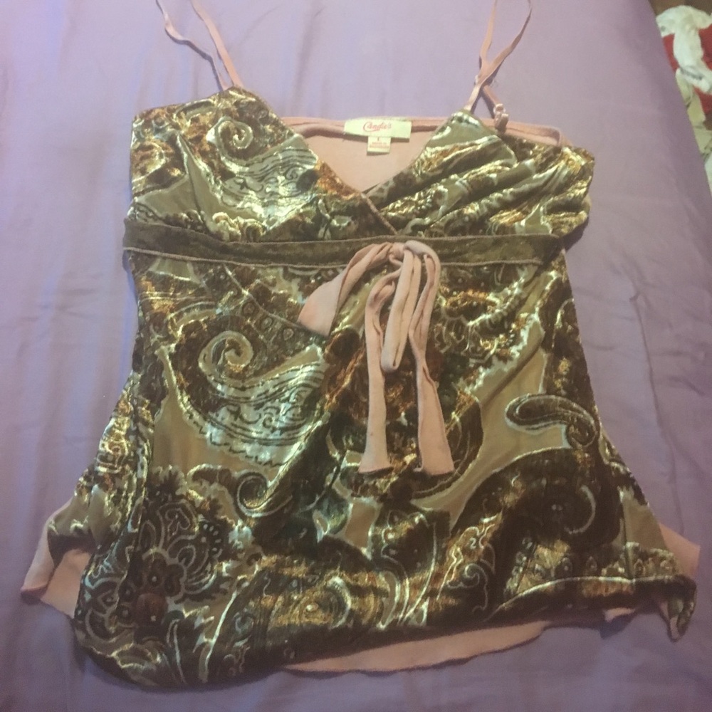 Pink And Brown Top