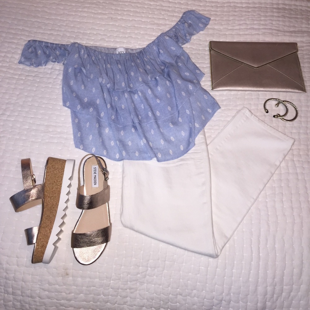 Lilly Pulitzer White Denim Crop Jeans