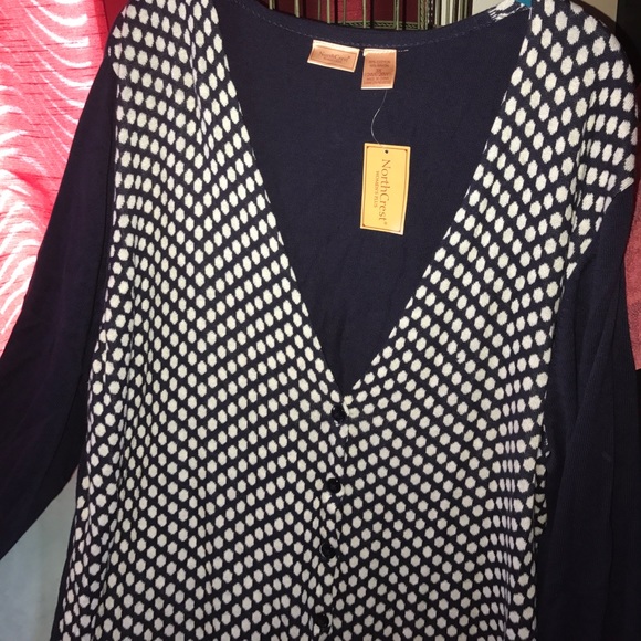 😻NWT Northcrest Plus size cardigan 😻 - Picture 3 of 6