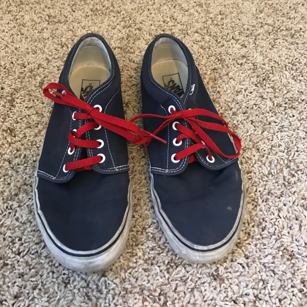 Red and Blue Vans
