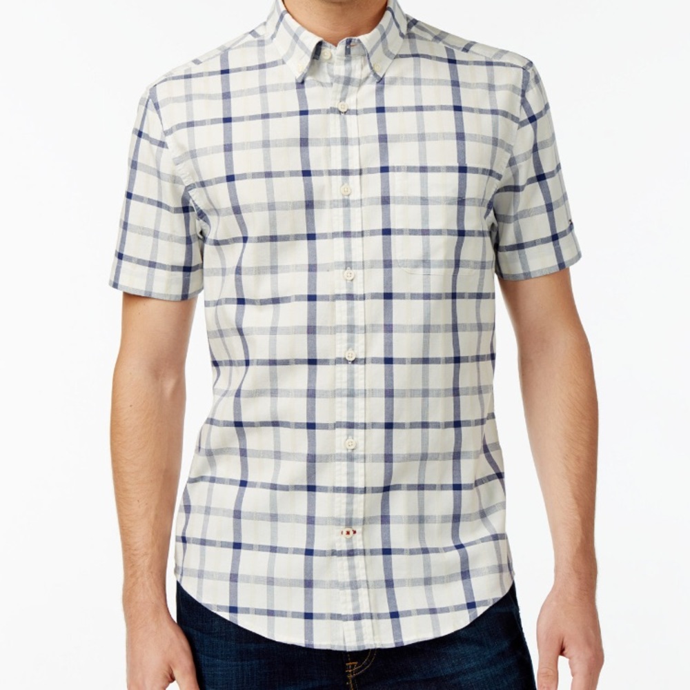 Tommy Hilfiger men's Alexander plaid shirt