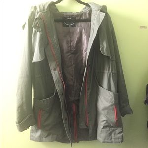 Army green jacket