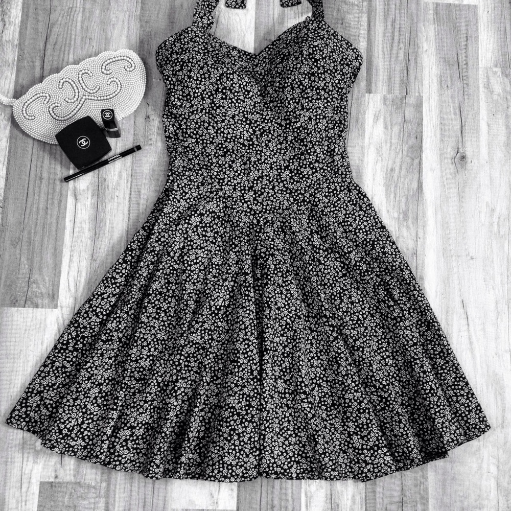 "Vintage" All That Jazz Halter Dress