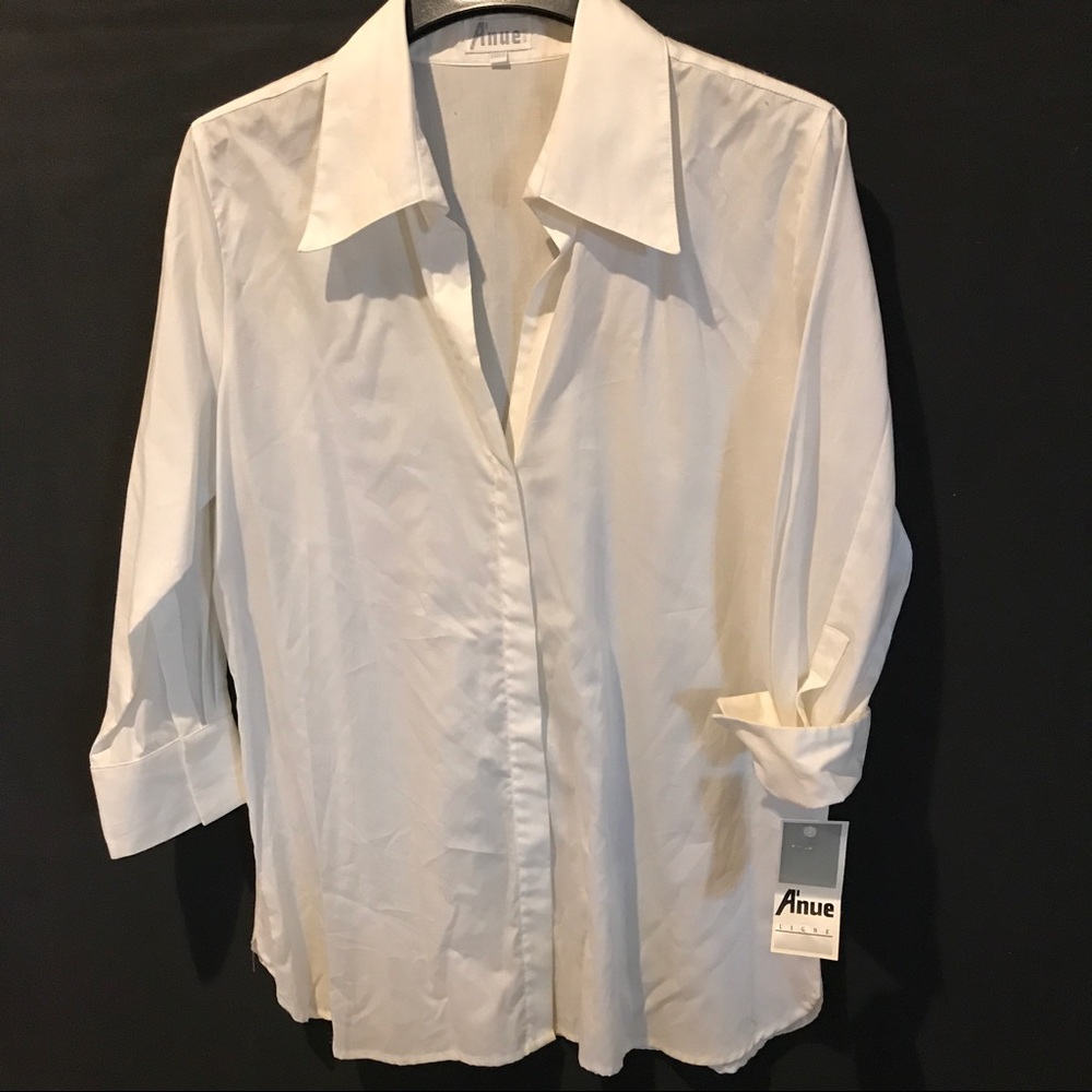 NWT WHITE BUTTON DOWN