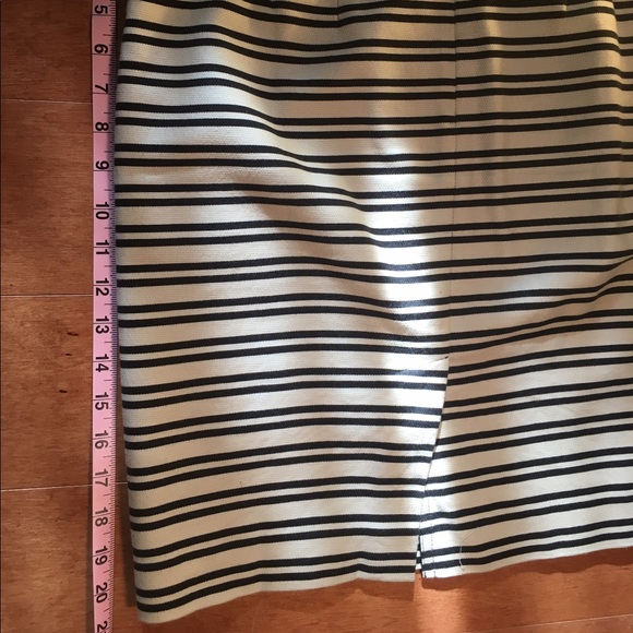 Ann Taylor Loft Striped Pencil Skirt Size 4 - Picture 5 of 5