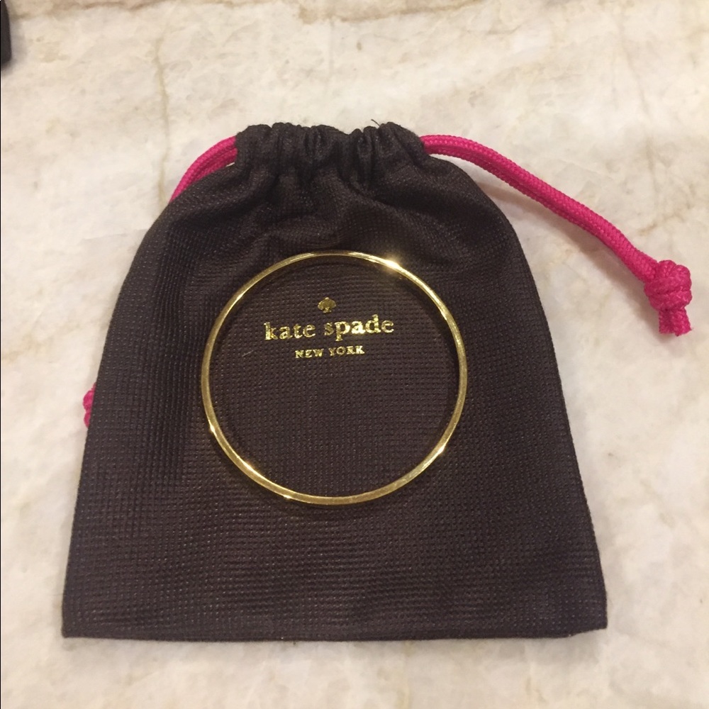 Kate Spade gold bangle bracelet