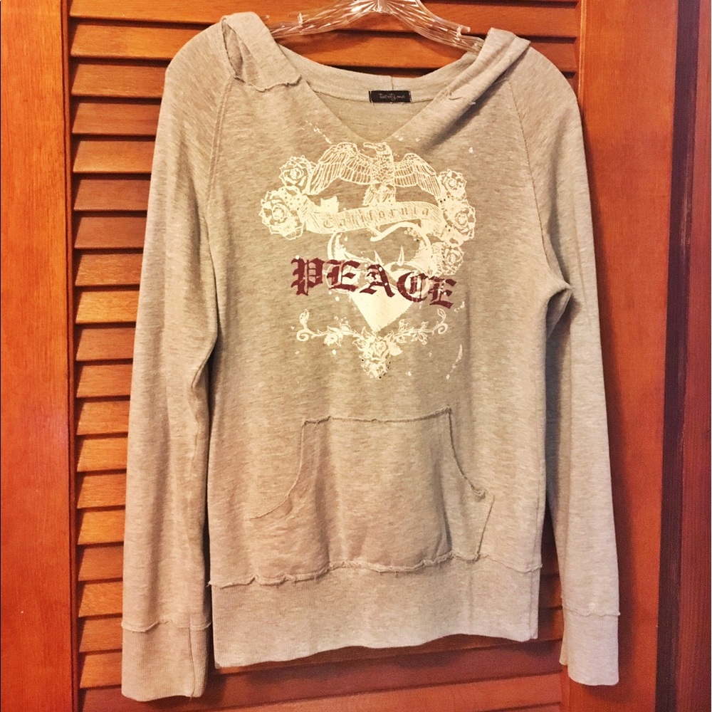 Gray Forever 21 Hoodie