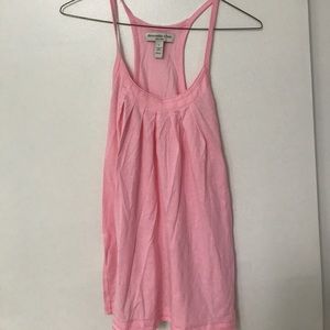 A pink tank top