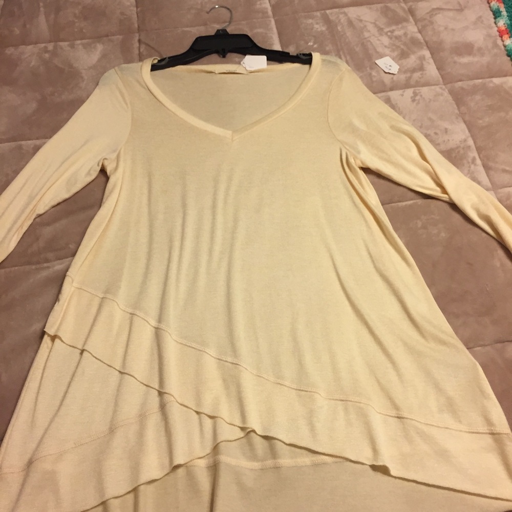 Easel tunic yellow sz small