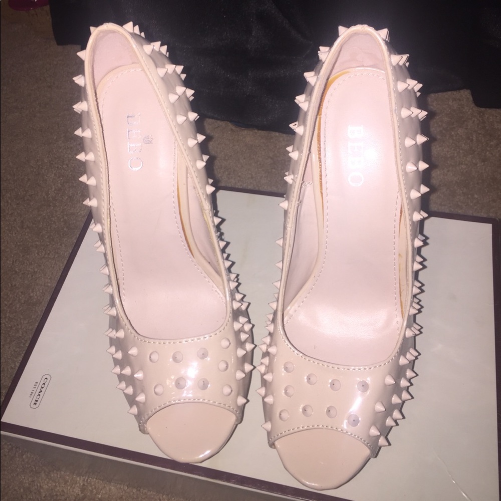 Spike platform high heels!