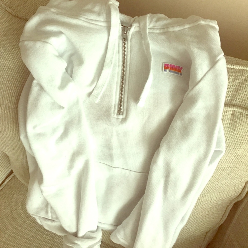 VS Pink half zip hoodie