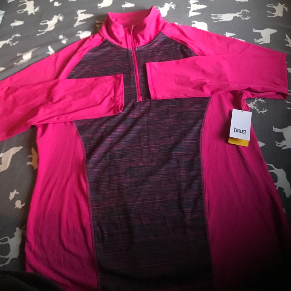 Pretty pink workout jacket