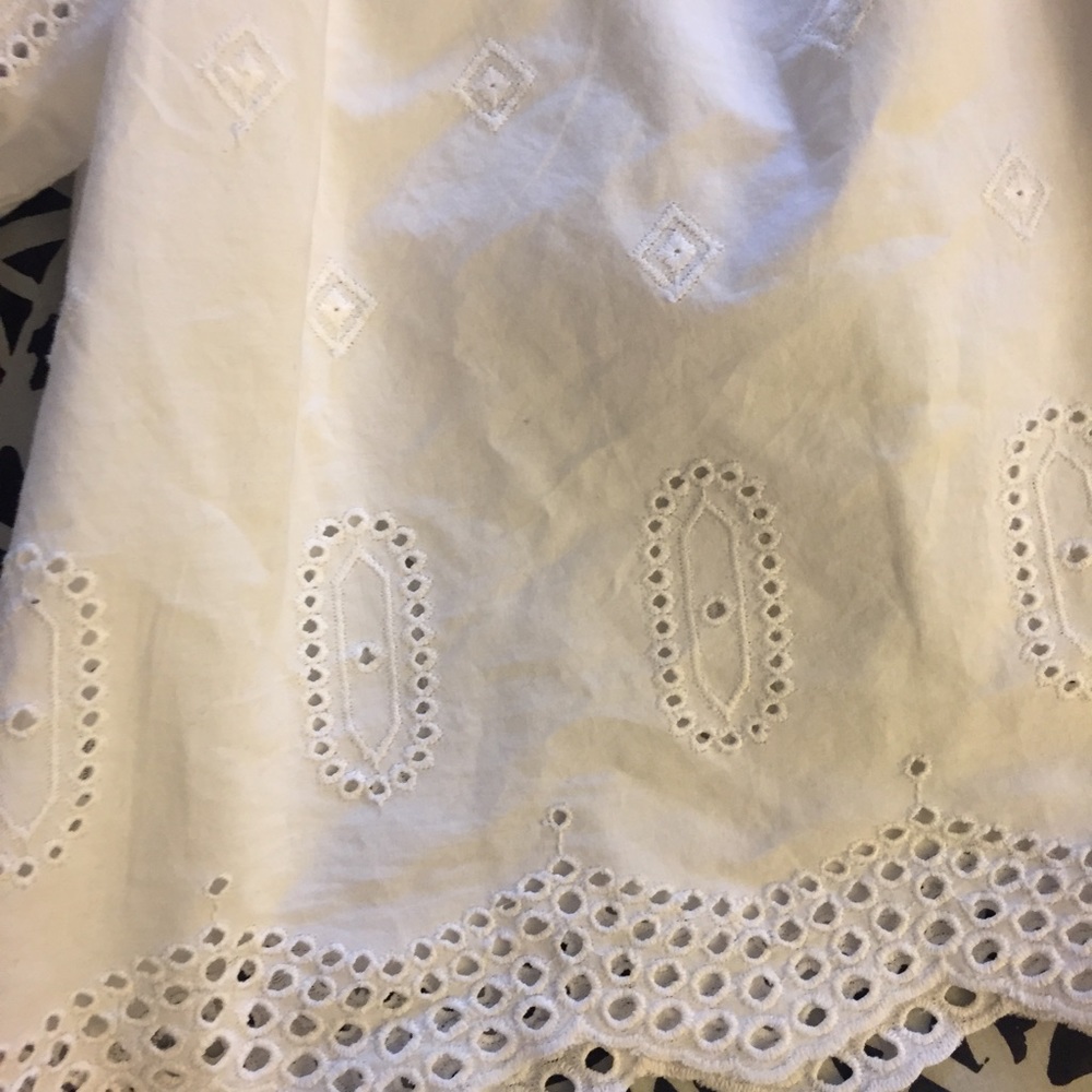 DONATED ⏰✨HP✨ NWT Off-The-Shoulder, White Loft Top - Picture 5 of 7