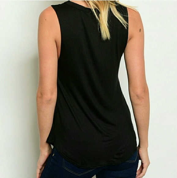 "American Rock n Roll" Cut-out Tee - Picture 3 of 8