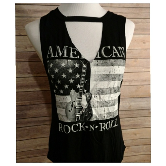 "American Rock n Roll" Cut-out Tee - Picture 8 of 8