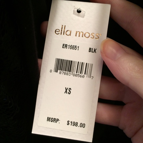 NWT Ella Moss Fringe Embroidered Romper (ShopBop) - Picture 4 of 4