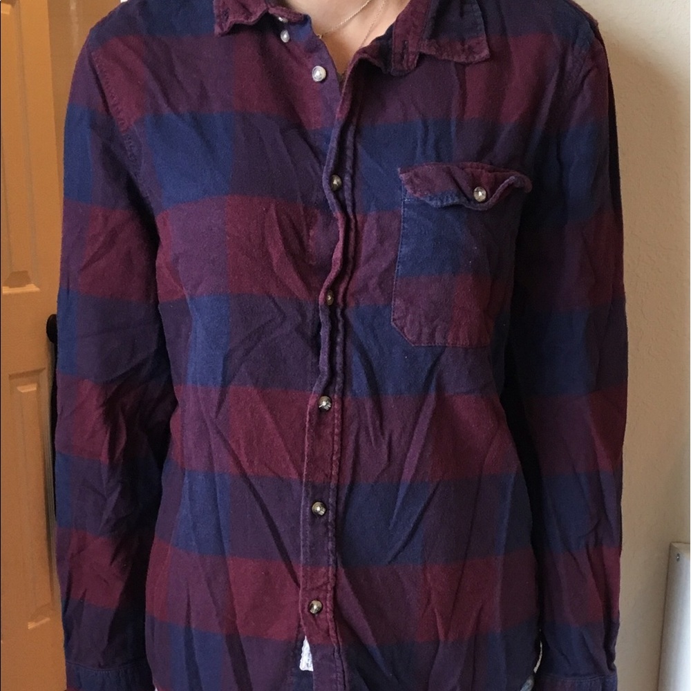 Flannel: boyfriend fit