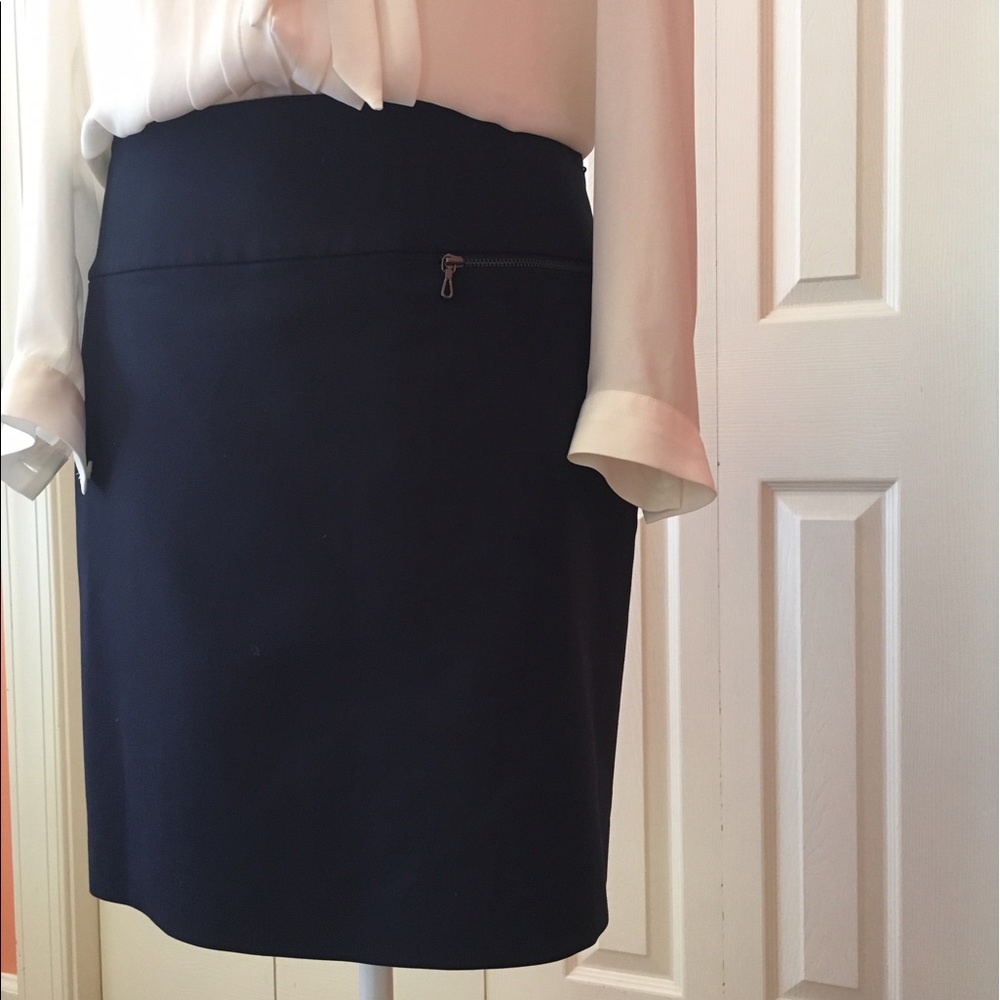 A-line Navy Skirt