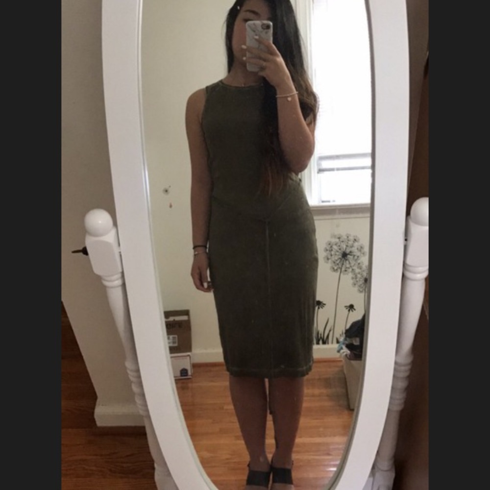 Ralph Lauren Olive Green Dress NWOT