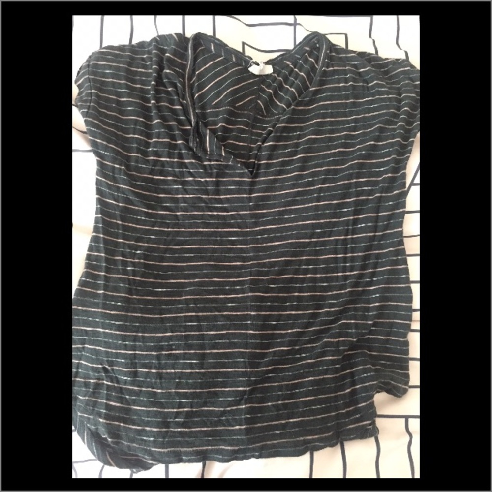 Navy striped Madewell