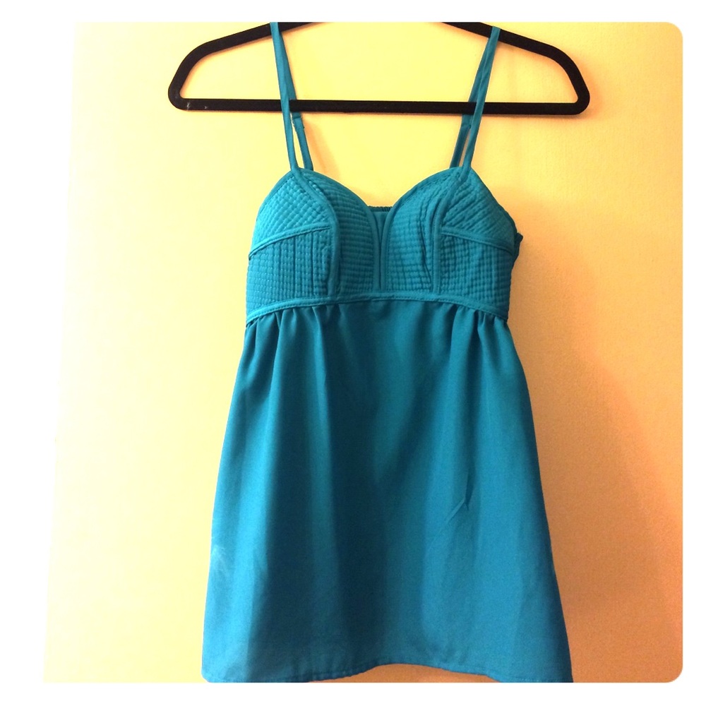 Teal tank top