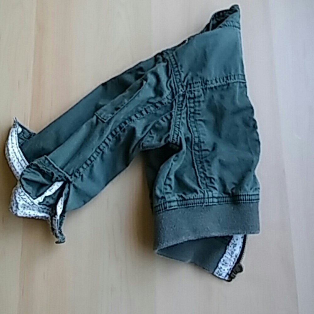 Olive Cargo Moto Jacket - Picture 4 of 4