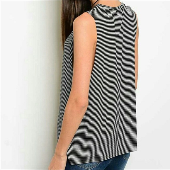 Striped Jersey Tank - Picture 2 of 2