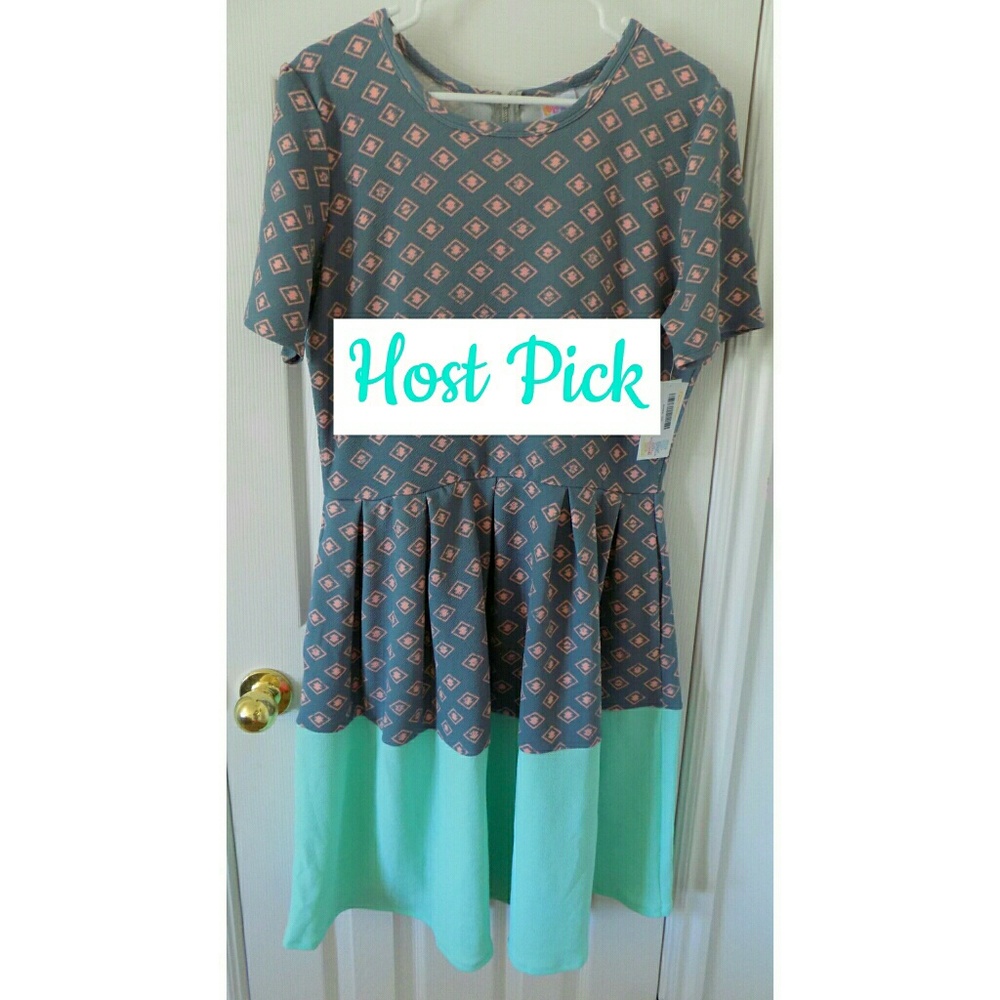 HP! NWT LuLaRoe Amelia Dress UNICORN