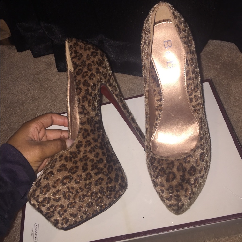 Print Super High Platform Heels!!