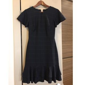 Banana Republic 💕 Navy Flare Bottom Dress, 0