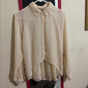 Sheer blouse