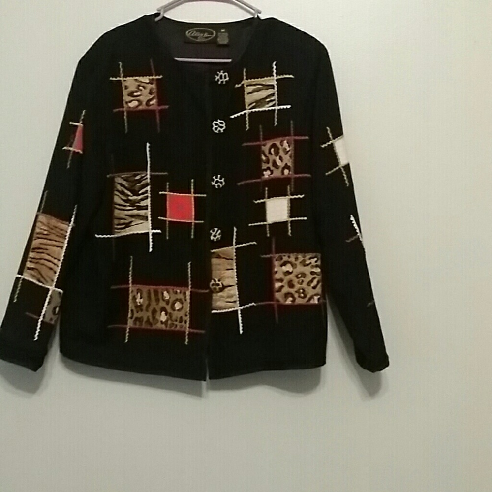 🐝Animal Print Alex Kim Jacket🐝