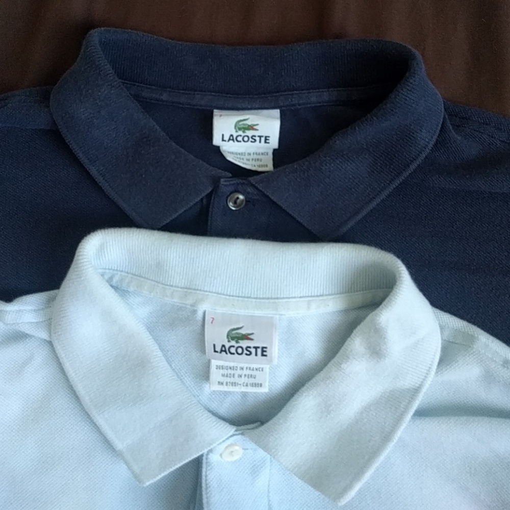 Bundle of 2 Lacoste Polos