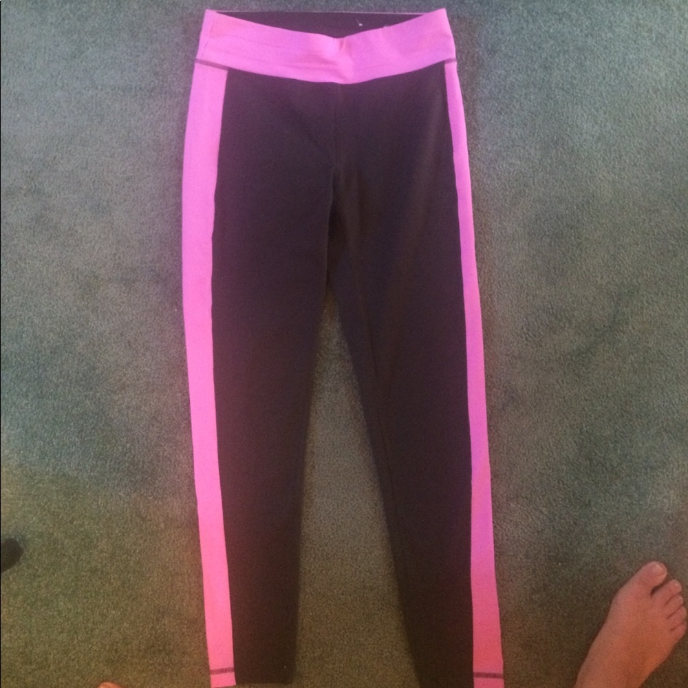 Pink and Grey yoga pants by Tek Gear shapewear