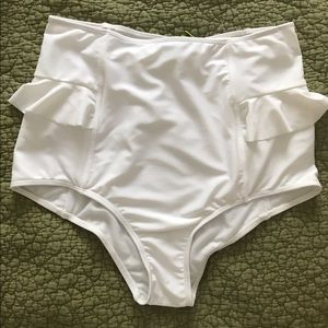 Kortni Jeane High Hip Ruffle Bottoms