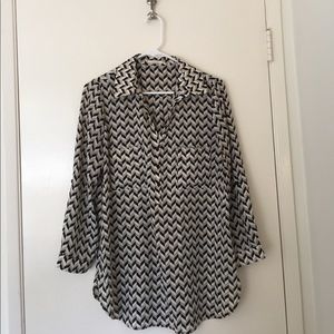 Pleione - Patterned Blouse - Small