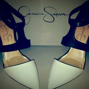 Jessica Simpson T Strap Heels