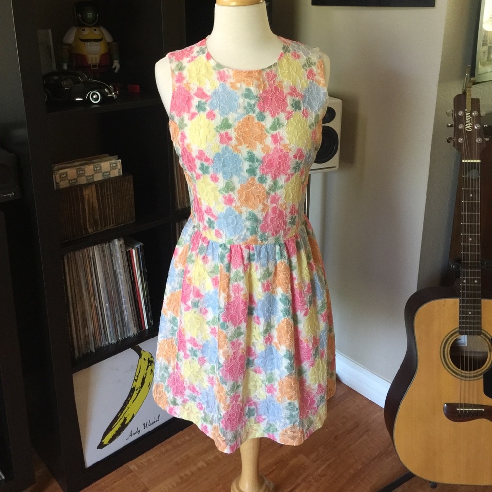Pastel Lace Dress