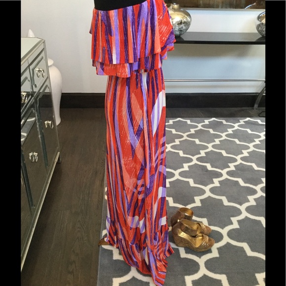 T Bags Strapless Maxi Dress - Picture 6 of 8