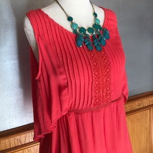 6 listings for $20! NWOT Beautiful Coral Blouse