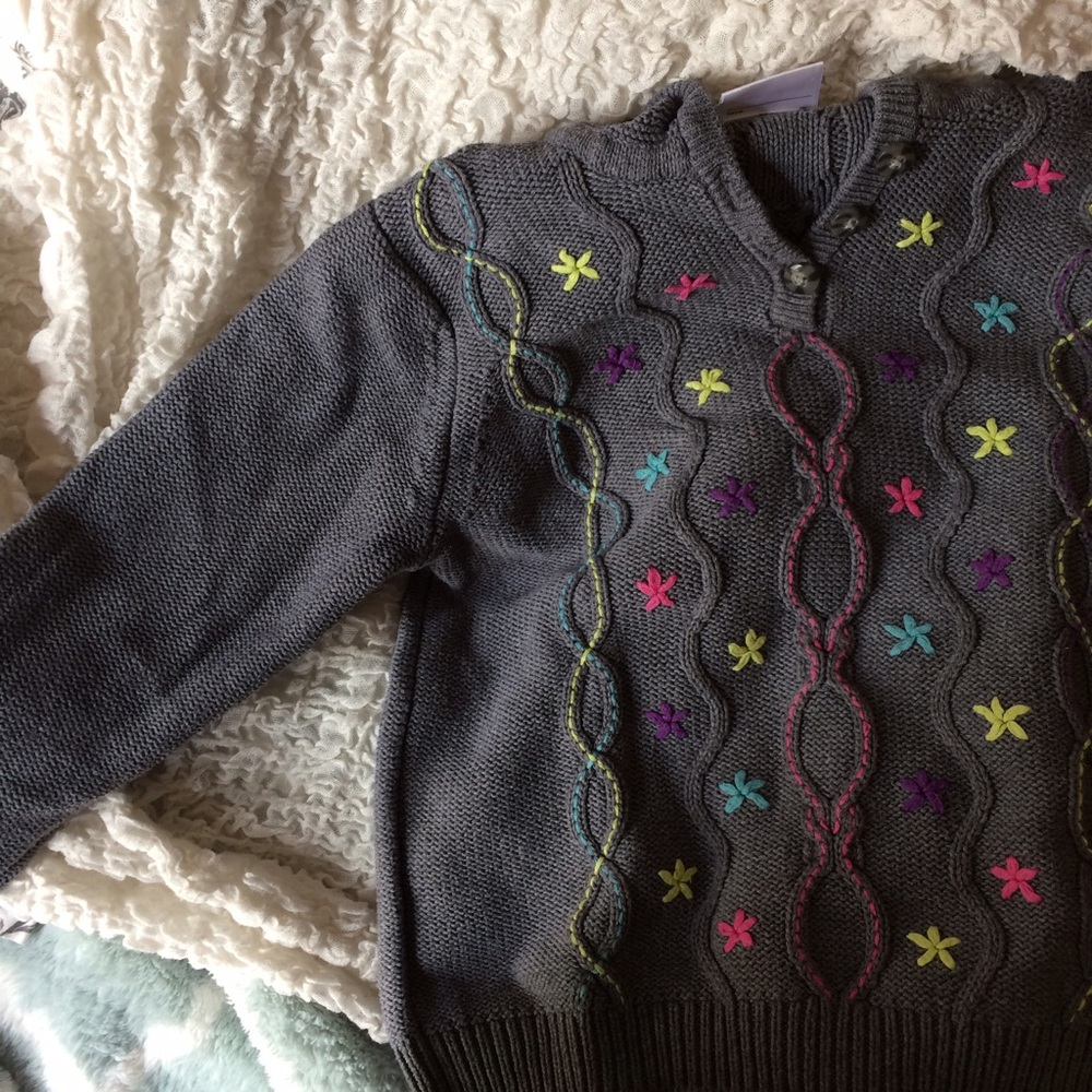 Floral sweater hoodie