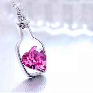 Trendy Love In A Bottle Necklace