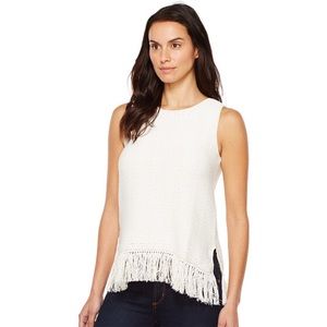 👚SOLD👚NWT Joie Nariko Fringe Sweater Top XS