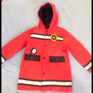 NWOT Jr. Firefighter Rain Jacket size 5