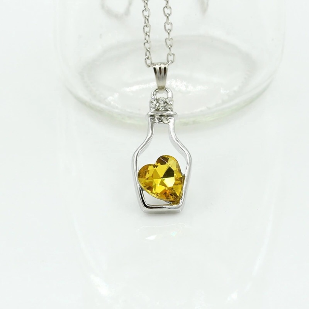 Trendy Love In A Bottle Necklace
